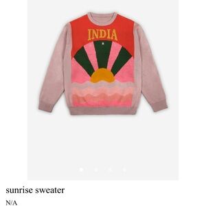 Sunrise Sweater - Pink and Red (bhaane)
